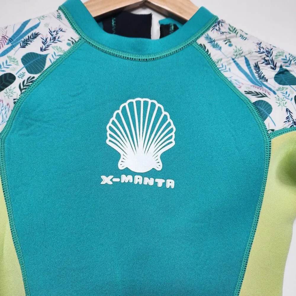 X-Manta Kids Long Sleeve Back Zip Neoprene Wet Suit Size XXL